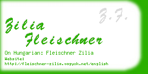 zilia fleischner business card